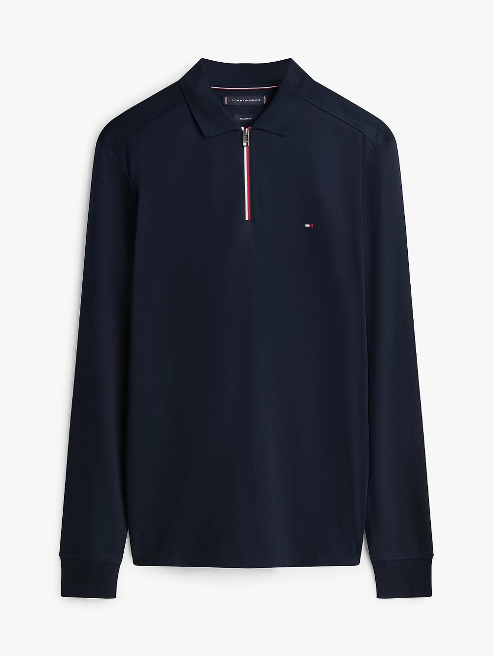 Tommy Hilfiger Black Quarter Zip Polo